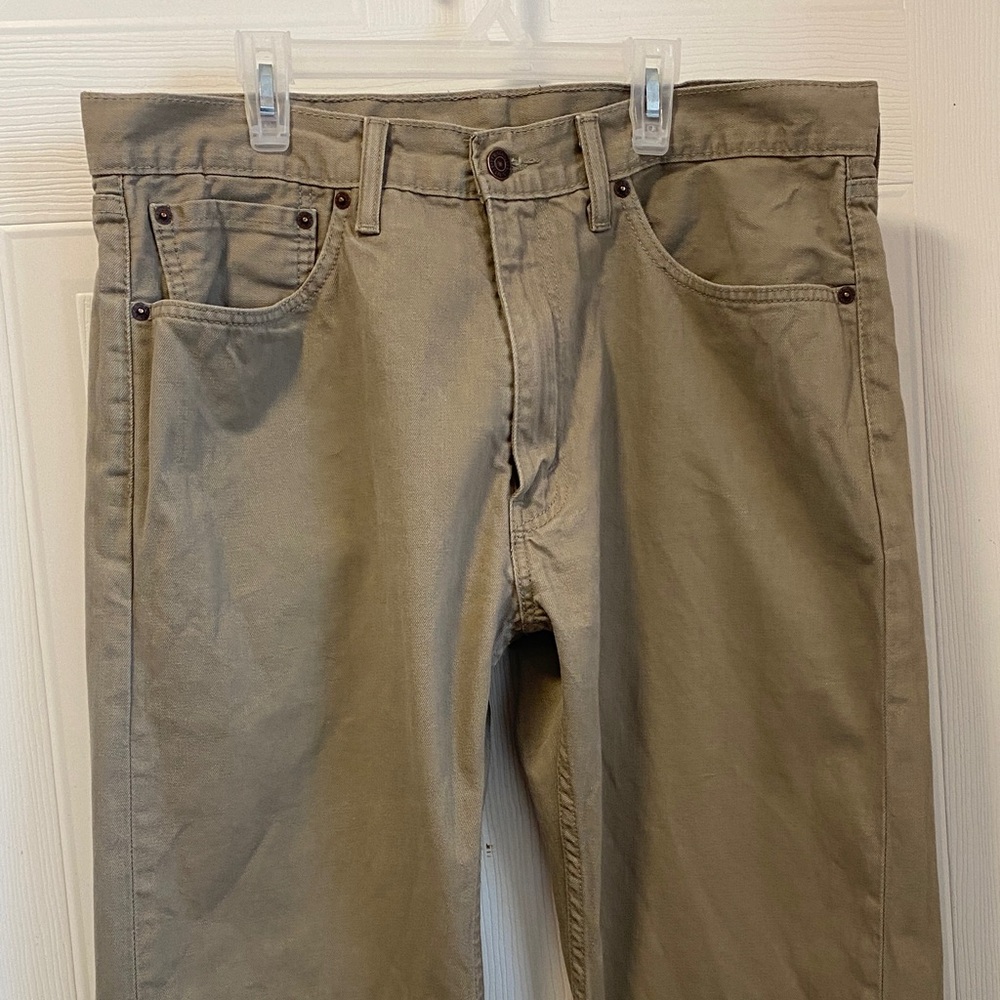 Levi's Men's Straight Jeans in Khaki